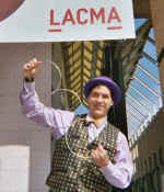 Magician Jersey Jim at LACMA.