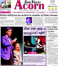 Magician Jersey Jim in the Acorn Front Page